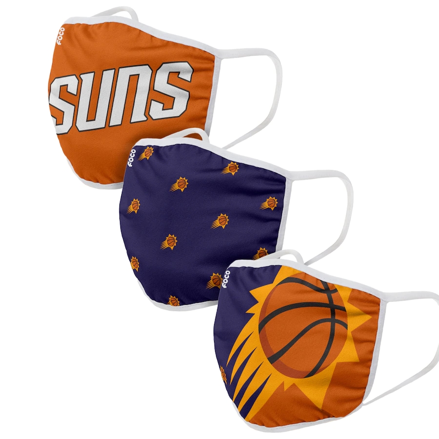 Adult Phoenix Suns 3Pack Dust mask with filter